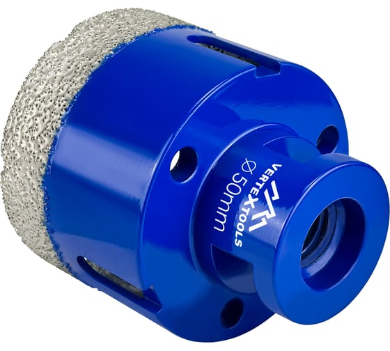 Коронка алмазная 55x35 мм для УШМ vertextools 333-55-35