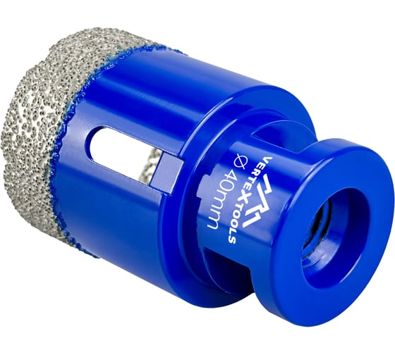 Коронка алмазная 40x35 мм для УШМ vertextools 333-40-35
