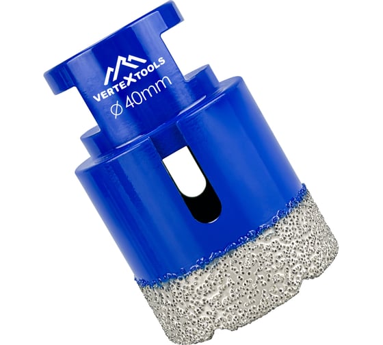 Коронка алмазная 40x35 мм для УШМ vertextools 333-40-35