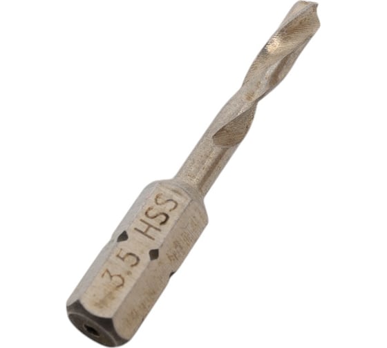 Сверло по металлу 3.5x40/18 мм, HSS-G, Hex-1/4 VOLKEL V67135