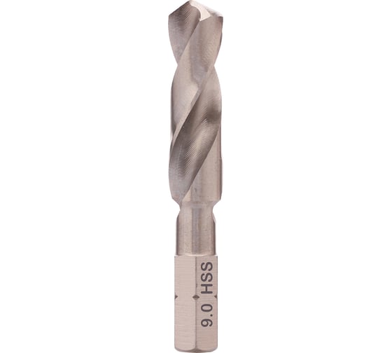 Сверло по металлу 9.0x53/33 мм, HSS-G, Hex-1/4 VOLKEL V67190
