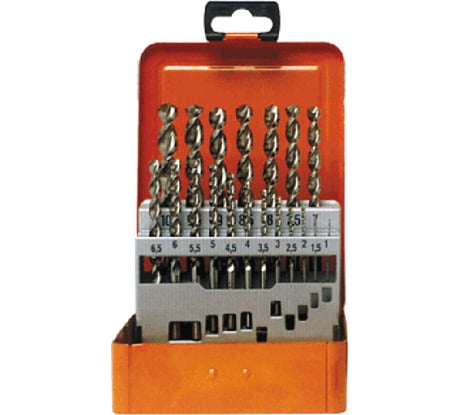 Набор сверл HSS CO Typ UF-L (1-10 мм; 19 шт.) PROJAHN 60340