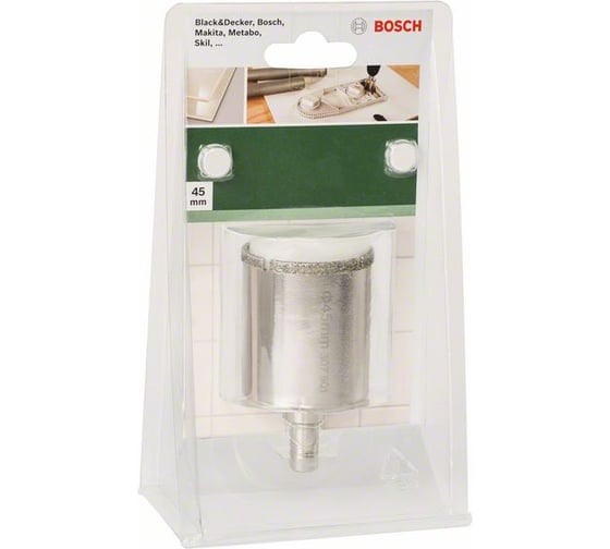 Алмазная коронка Ceramic 45 мм Bosch 2609256C88