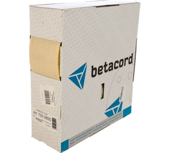 Материал абразивный в рулоне (25 м; 115 мм; P800) Betacord 700.0800
