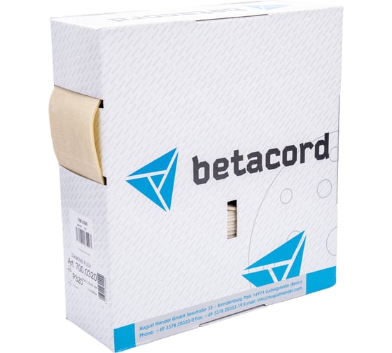 Материал абразивный в рулоне (25 м; 115 мм; P320) Betacord 700.0320