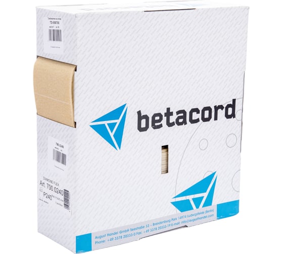 Материал абразивный в рулоне (25 м; 115 мм; P240) Betacord 700.0240