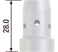 Диффузор газовый FB 500 (10 шт; белый) FUBAG F030.0190