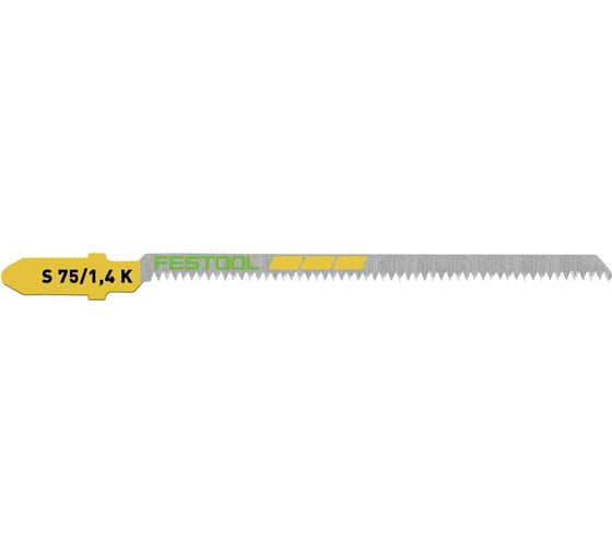 Пилки для лобзика S 75/1.4 K по дереву 5 шт. FESTOOL 204267 1