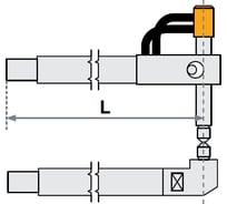 Плечо верхнее прямое (22х125 мм) для аппаратов контактной сварки серии SG 4-6 FUBAG 38922