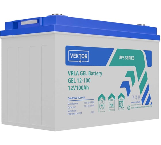 Аккумуляторная батарея GEL 12-100 Vektor Energy 51439