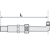 Плечо нижнее прямое (22х300 мм) для аппаратов контактной сварки серии SG 4-6 FUBAG 38928