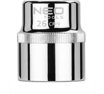 Головка торцевая 6-гранная SUPERLOCK (26 мм; 1/2"DR) NEO Tools 08-026
