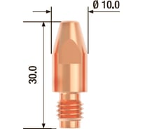 Наконечник контактный ECU (25 шт; 2 мм; M8; 30 мм) FUBAG FB.CTM8.30-20
