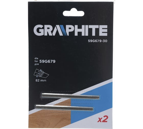 Ножи к рубанку 59G679 (82 мм) GRAPHITE 59G679-30