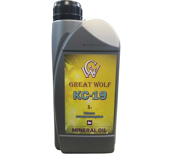 Масло компрессорное KC-19 Mineral Oil 1 л Great Wolf GWM-019/1