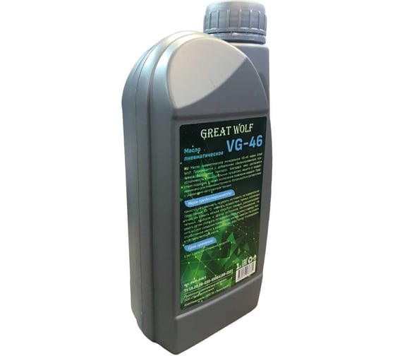 Масло пневматическое VG-46 Mineral Oil 1 л Great Wolf GWM-046/1
