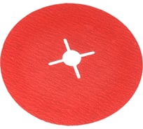 Фибровый шлифовальный круг CR5229 180x22 мм, керамика, P80, 25 шт Interflex 3024803801-25