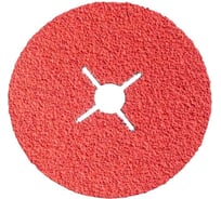 Фибровый шлифовальный круг CR5229 180x22 мм, керамика, Р36, 25 шт Interflex 3024363801-25