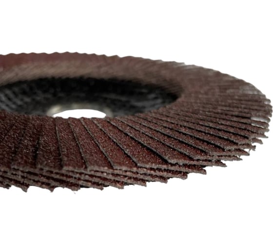 Круг лепестковый торцевой Brown 125х22 мм, Al 80 Flat Abraforce AFBR125AO08058F