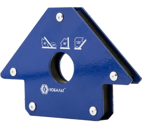 Угольник магнитный Стрелка (120 мм; 3 угла; до 34 кг) КОБАЛЬТ 918-252