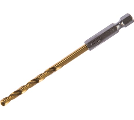 Сверло по металлу (4.5х47х80 мм; HSS-TIN; HEX1/4) ELITECH 1820.106600