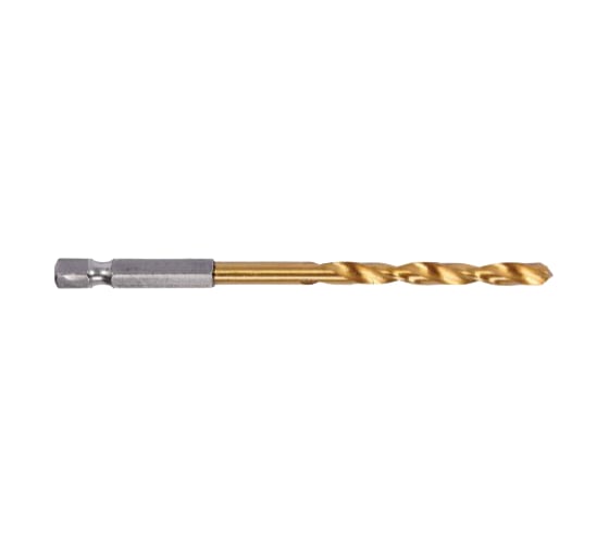 Сверло по металлу (9.5х81х125 мм; HSS-TIN; HEX1/4) ELITECH 1820.105400 1
