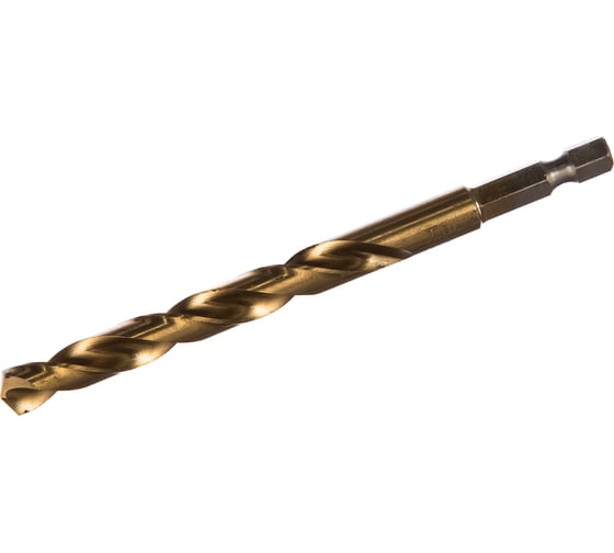Сверло по металлу (8.5х75х117 мм; HSS-TIN; HEX1/4) ELITECH 1820.105600 1