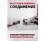 Шланг спиральный воздушный с быстросъемными соединениями (10 м; 6х8 мм; 18 бар) MATRIX 57004 4