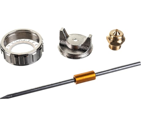 Ремкомплект 4 предмета (сопло 1.2 мм; игла; форсунка; зажим сопла) для краскораспылителя MATRIX 57380