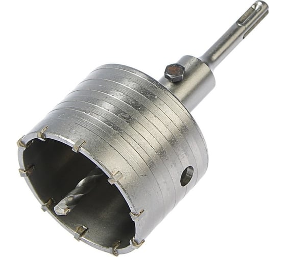Коронка буровая в сборе, SDS-plus, 80 мм, М22 ТУНДРА 1032465 1