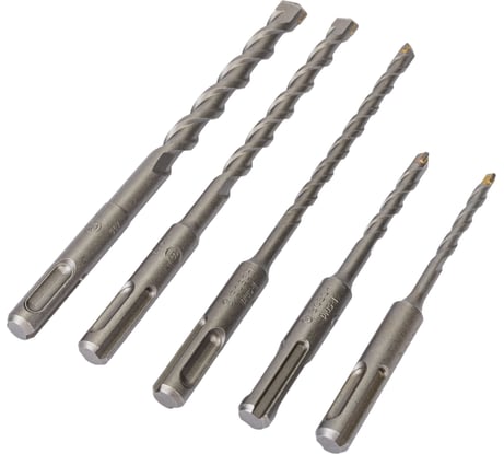 Набор SDS plus-1 (5/6x110 мм; 6/8/10x160 мм, 5 шт.) Bosch 2608579119