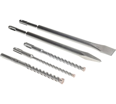 Набор буров Plus-5X + зубила SDS Plus Standard Bosch 2607017515