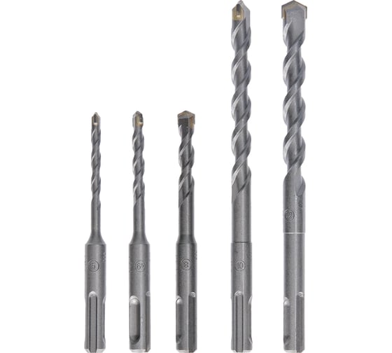 Набор SDS plus-1 (5/6.5/8x110 мм; 10/12x160 мм, 5 шт.) Bosch 2608579121