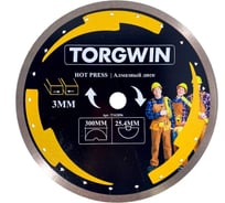 Диск алмазный TORGWIN отрезной сплошной по керамике 300х25.4/10х3.0мм Hot press / / T162856