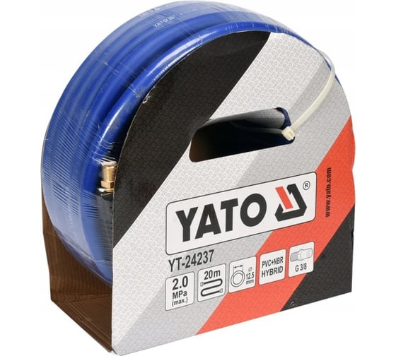 Шланг спиральный гибридный 1/2", 20 м YATO YT-24237