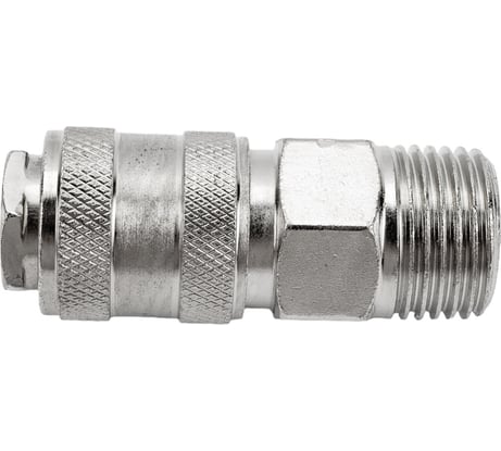 Быстроразъем пневматический Эврика с клапаном с наружной резьбой 1/2 ER-SE1-4SM 935762