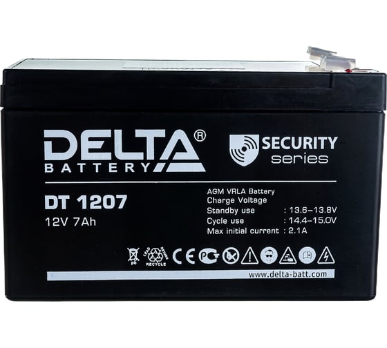 Аккумулятор Delta DT 1207 1