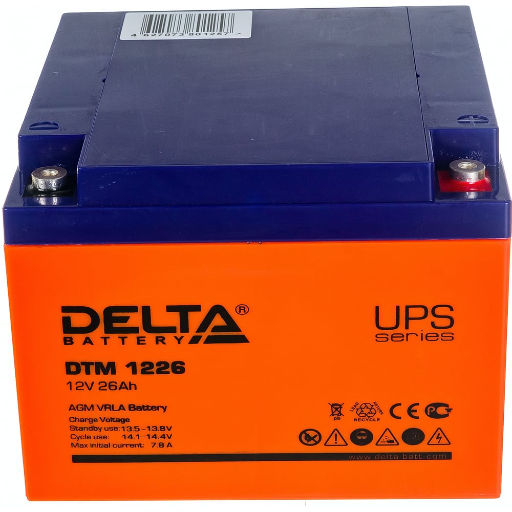 Батарея аккумуляторная Delta DTM 1226 - выгодная цена, отзывы ...