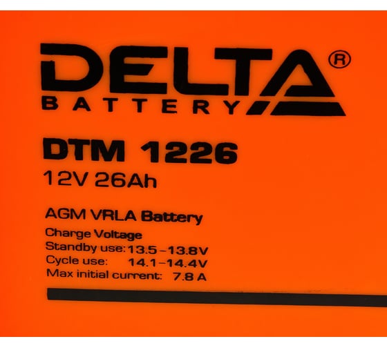 Батарея аккумуляторная Delta DTM 1226