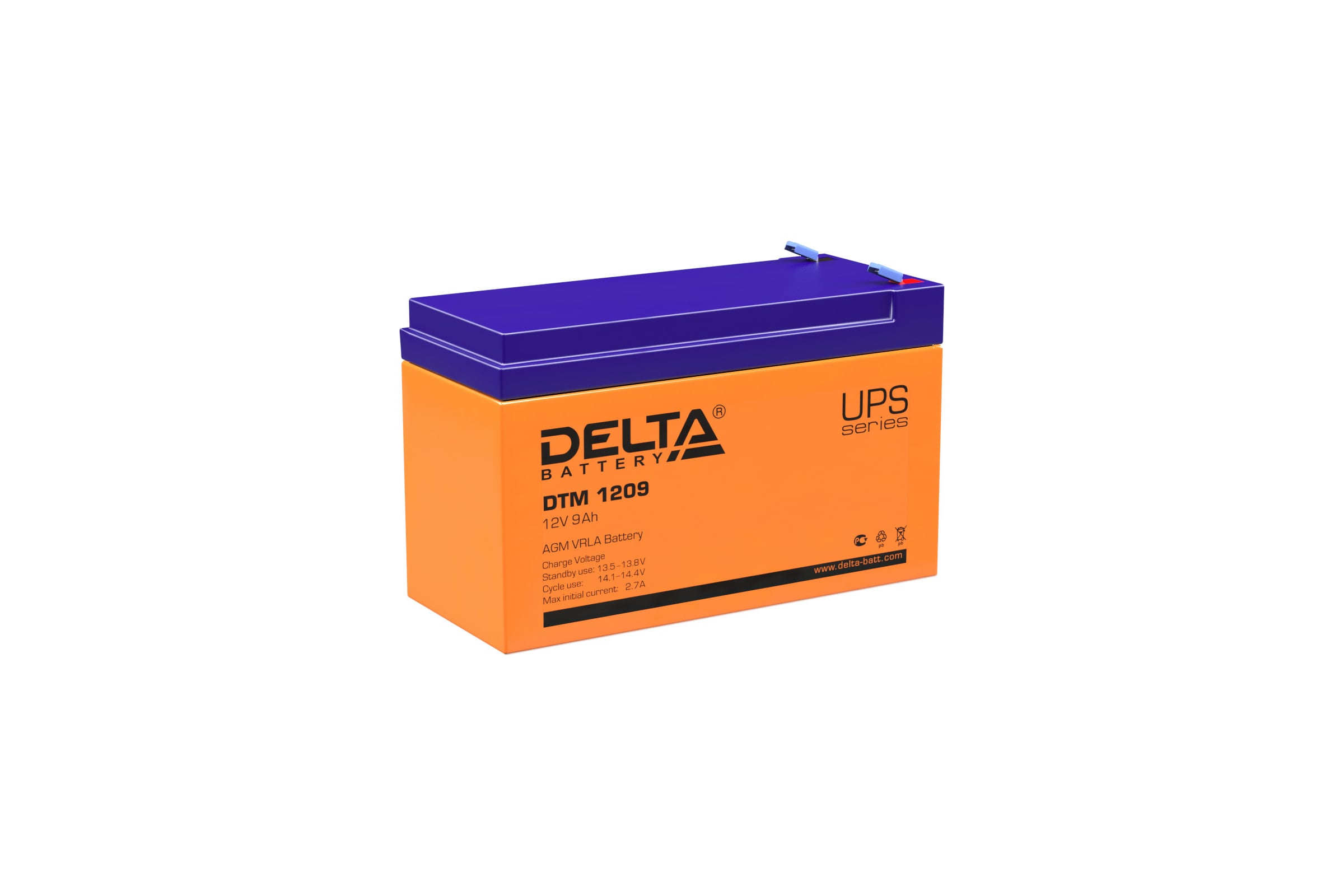 БатареяаккумуляторнаяDeltaDTM1209