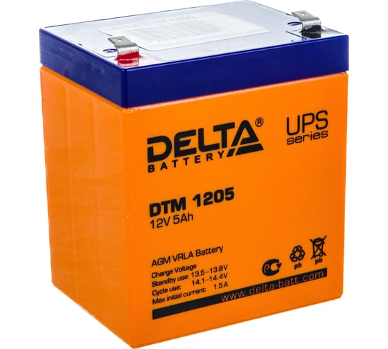 Батарея аккумуляторная Delta DTM 1205
