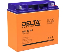 Батарея аккумуляторная Delta GEL 12-20