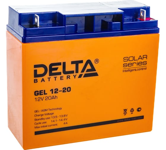 Батарея аккумуляторная Delta GEL 12-20