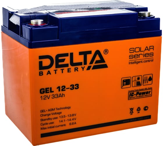 Батарея аккумуляторная Delta GEL 12-33