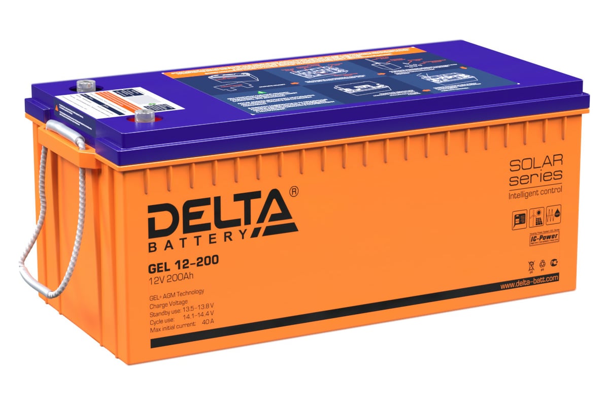 Батарея аккумуляторная Delta GEL 12-200