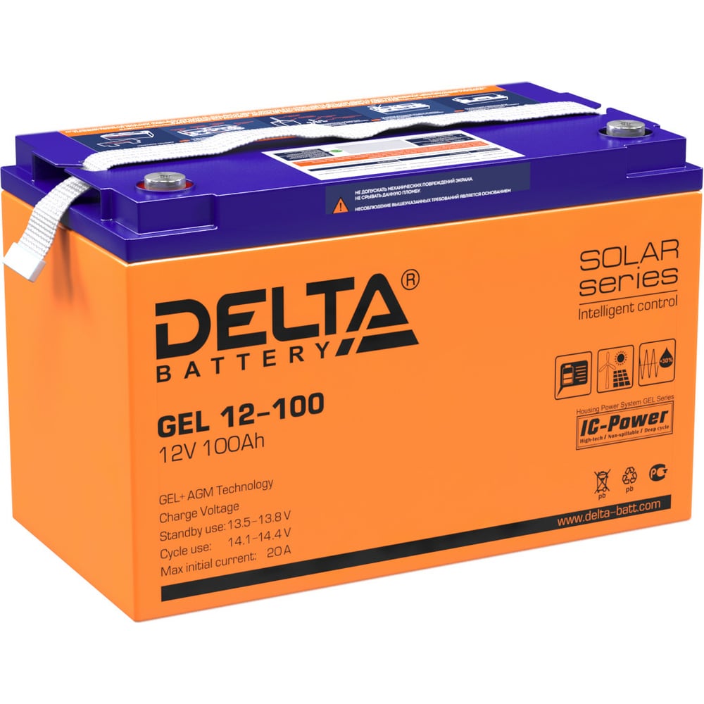 Аккумуляторная батарея Delta GEL 12-100