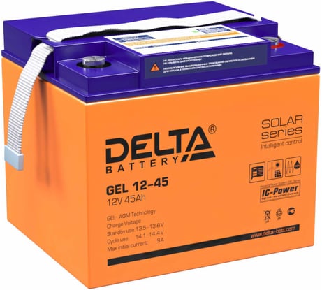 Батарея аккумуляторная Delta GEL 12-45