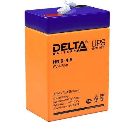 Батарея аккумуляторная Delta HR 6-4.5