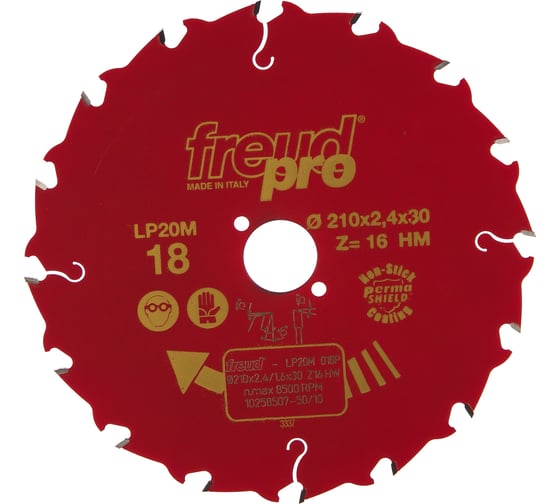 Диск пильный по дереву LP20M (210х30 мм; 16Z) FREUD PRO LP20M018 1