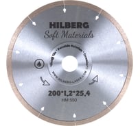 Диск алмазный отрезной по керамической плитке (200x1.2х25.4 мм) Hilberg HM550 15947983